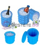 Ледарка Ice Cube 2в1 със силиконова форма за лед